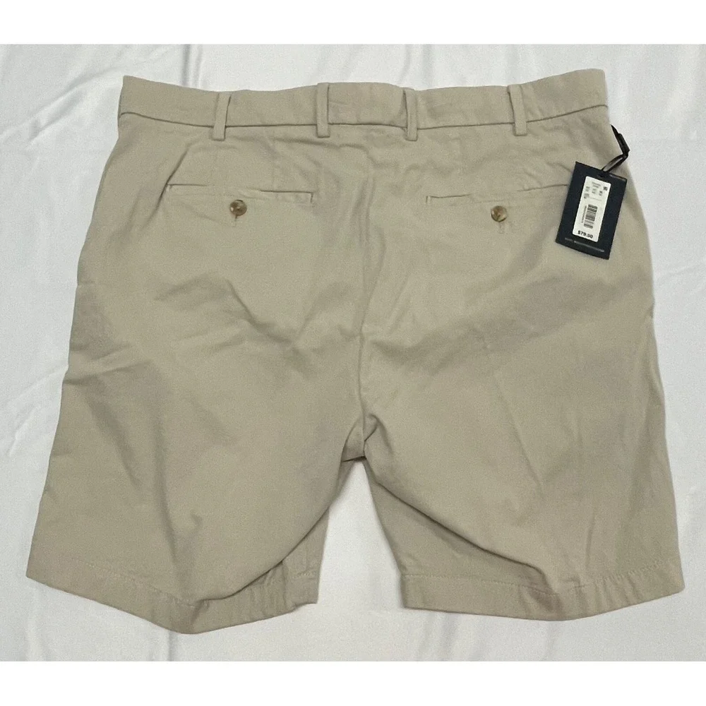 HART SCHAFFNER MARK FLAT FRONT STONE SHORTS MENS SIZE 40